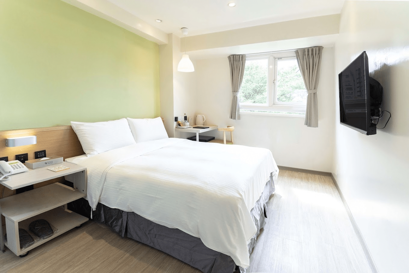 葉綠宿的綠意空間讓旅程更清新