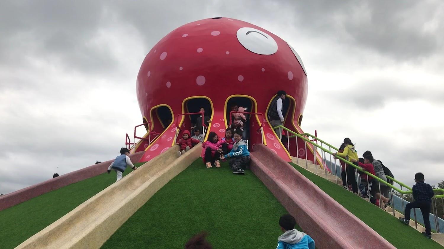 苗栗親子輕旅行推薦｜貓裏喵親子公園八爪章魚溜滑梯登場！喵裏汽車旅館全新回歸、雙人房1680起超高CP值