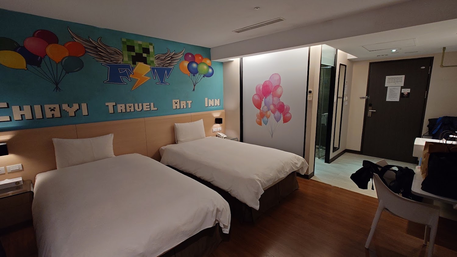 嘉義行藝文旅豪華四人房一晚1980元含早餐　步行可達車站與夜市，親子好友高CP值住宿首選