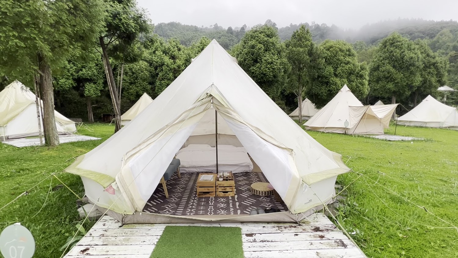 新竹愛上喜翁民宿 限時$4000森林蔬果豪華露營體驗：一泊二食+採摘DIY，親子輕鬆玩樂