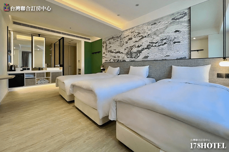 見潭璞旅寬敞的室內規劃，讓住客享有充足的個人空間