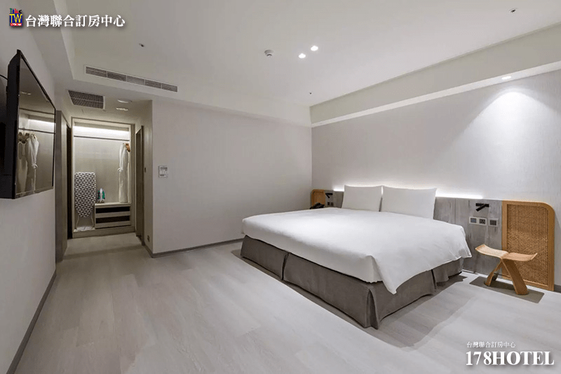 客房浴室空間，乾濕分離設計潔淨清爽