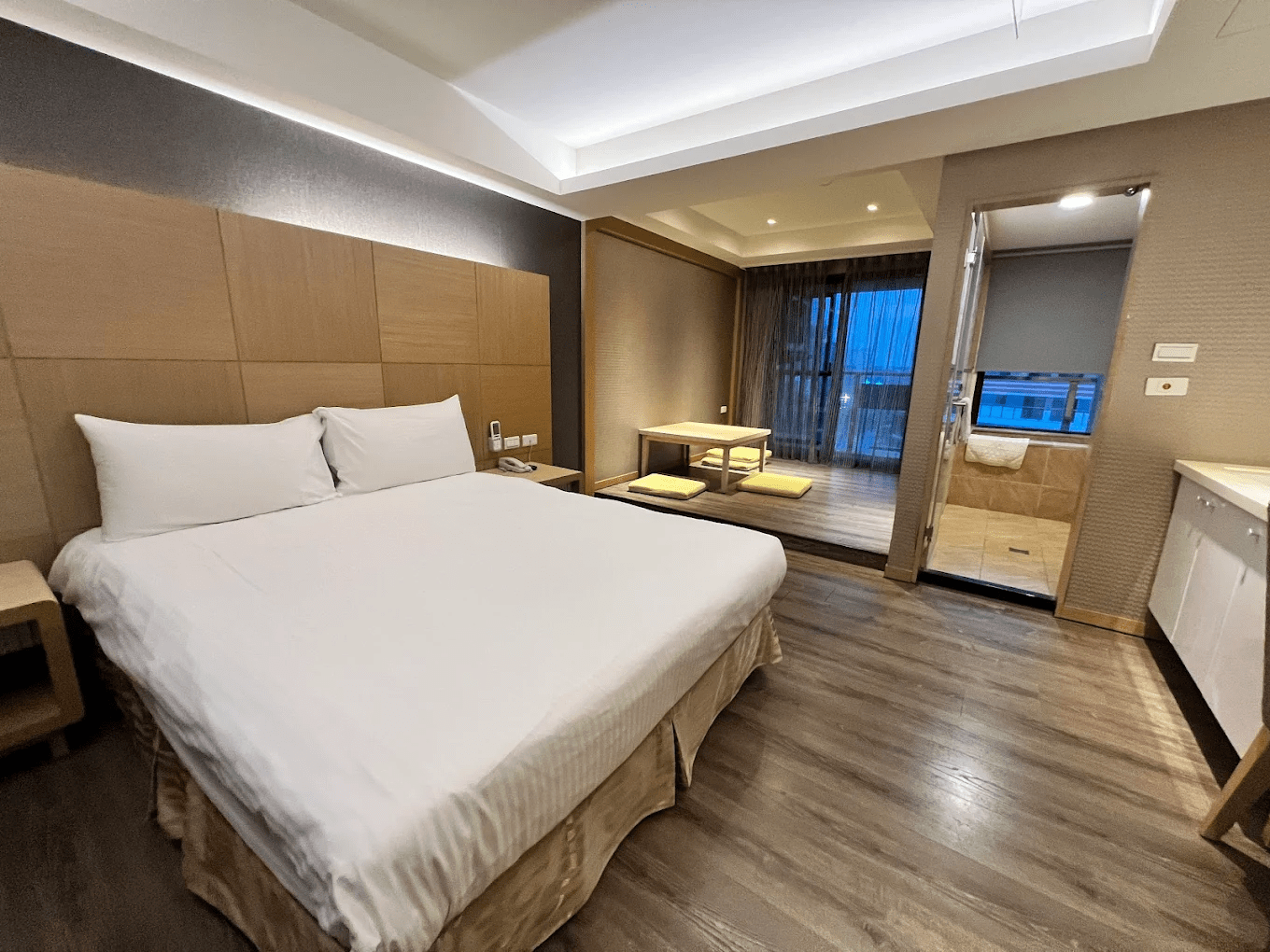 開蘭行旅簡約設計感十足的客房空間