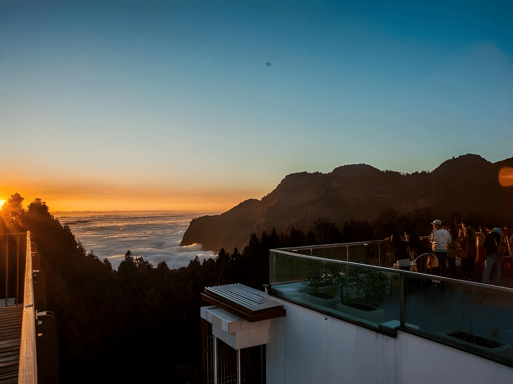 當夜色退去，我在阿里山賓館醒來，順著山林氣息走向日出與雲海