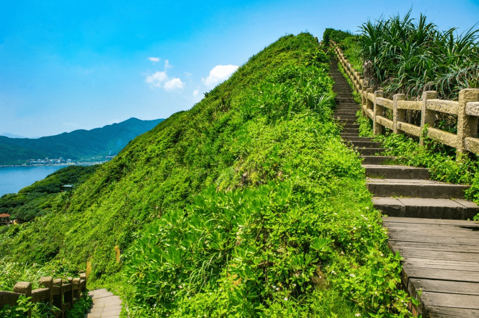 沿著東北角海岸走上鼻頭角公園稜線，在海風裡慢慢看見山海交會的瞬間