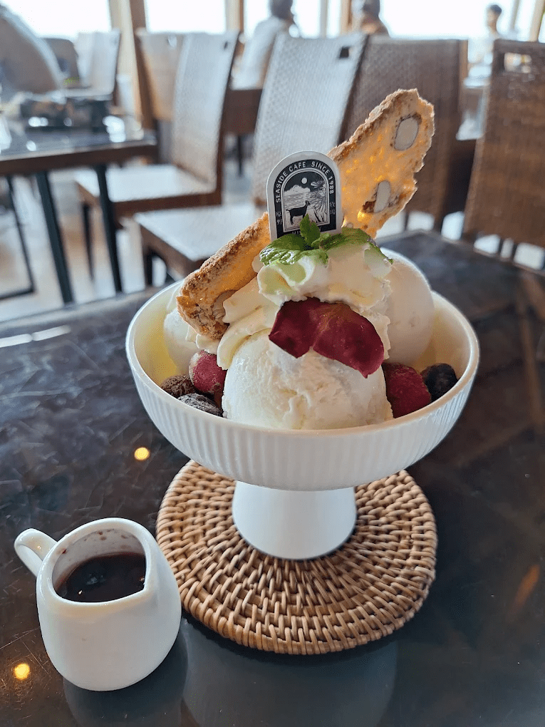 原野牧場招牌鮮奶冰淇淋特寫