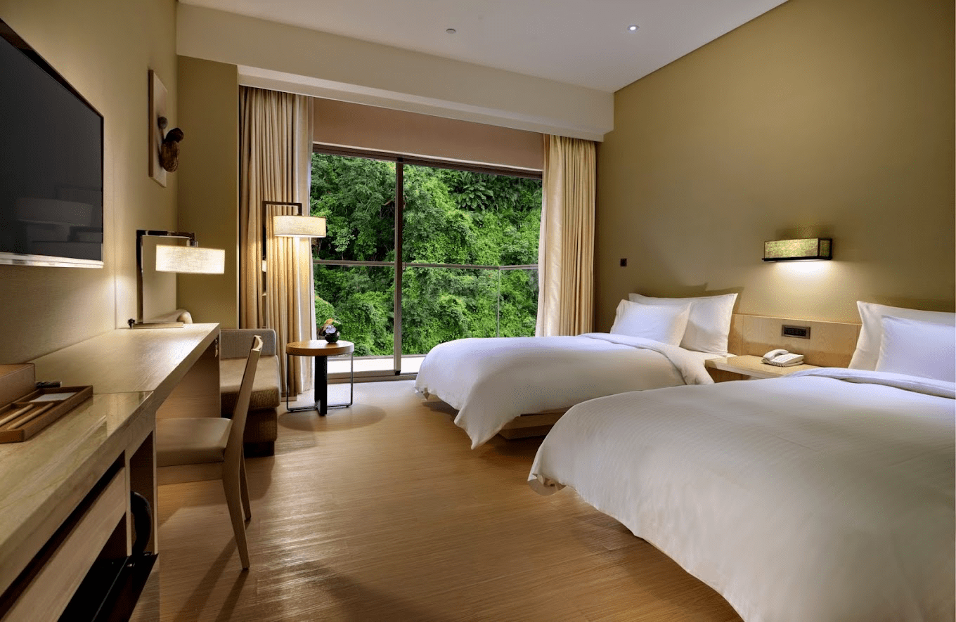 設計新穎的飯店建築,結合現代感與在地元素