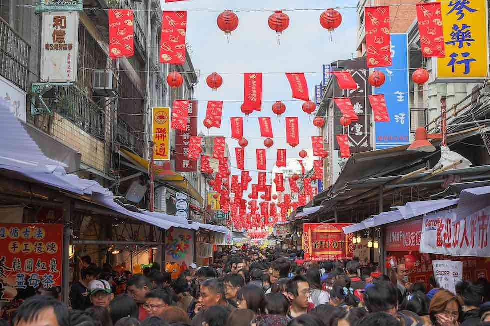 迪化街傳統建築與街景