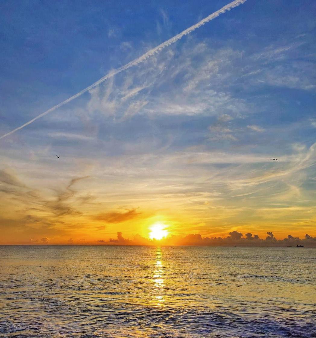 七星潭日出景觀，海天一色的絕佳構圖