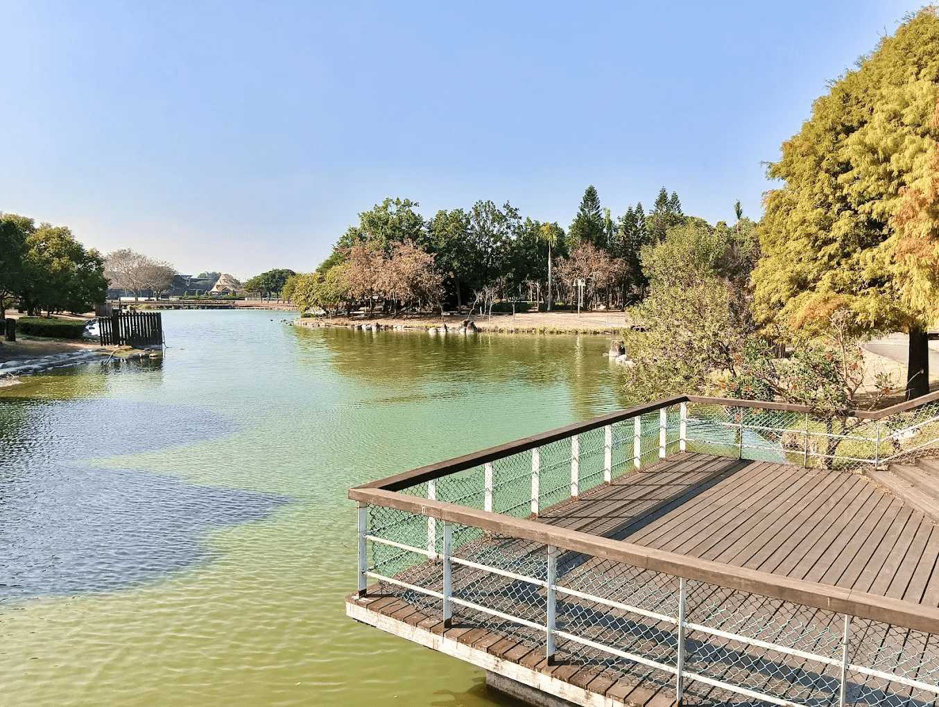 溪州公園絕美湖畔與藝術造景