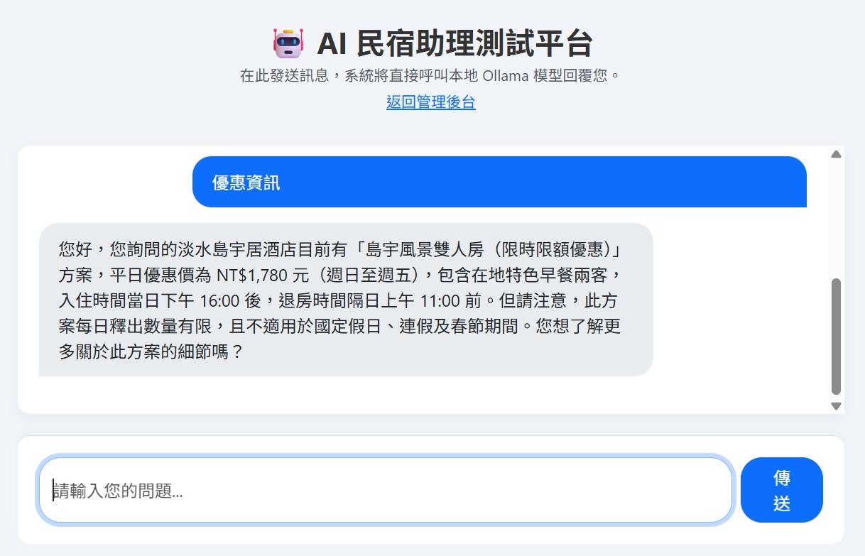 旅宿業 AI 轉型已成趨勢，24 小時不間斷的服務是核心競爭力。