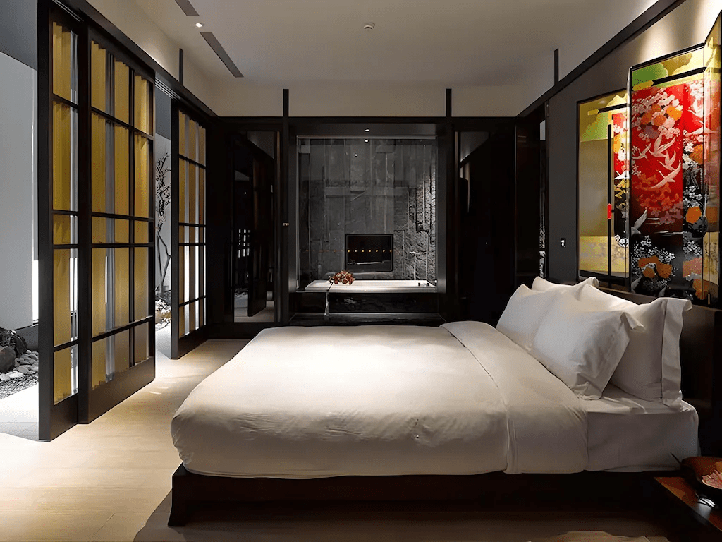 歐遊新竹館其中一種主題房型內裝