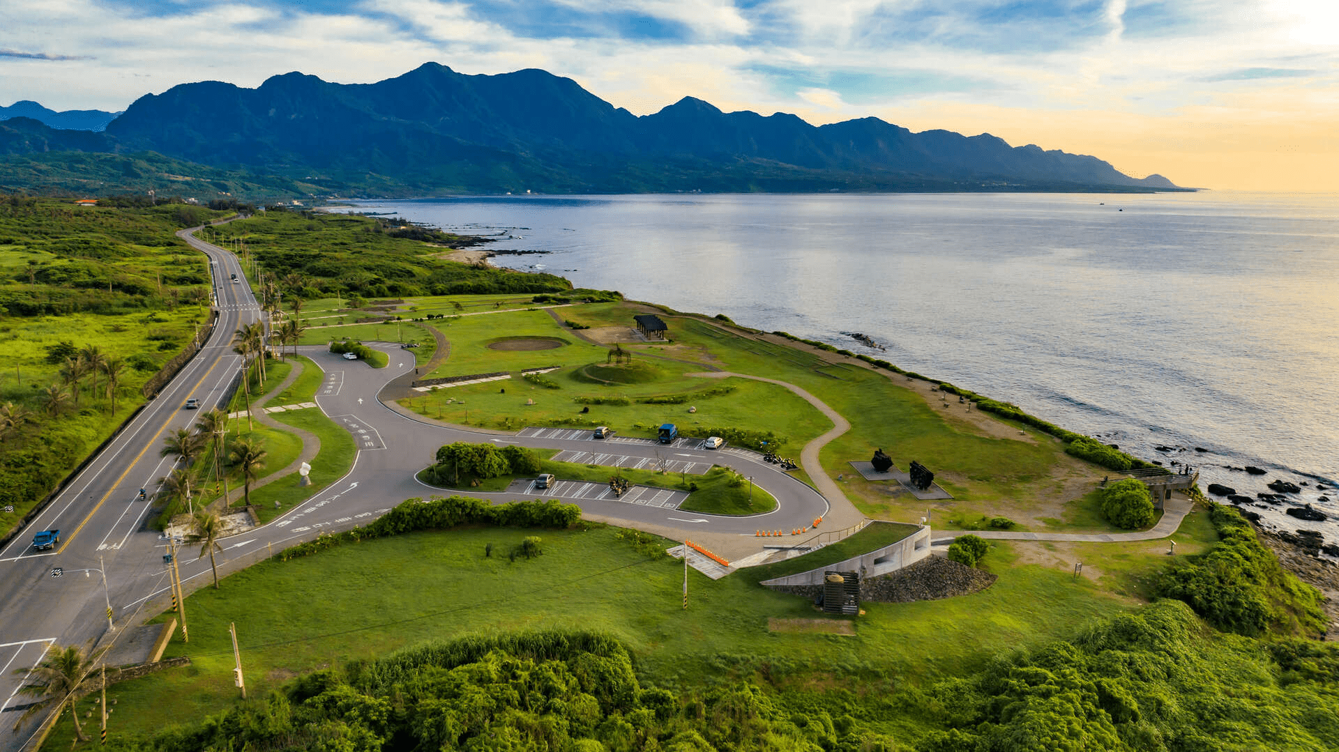 從加路蘭遊憩區眺望太平洋的無邊際海景