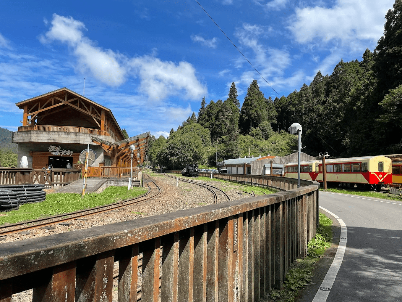 阿里山清幽的森林步道與自然景觀