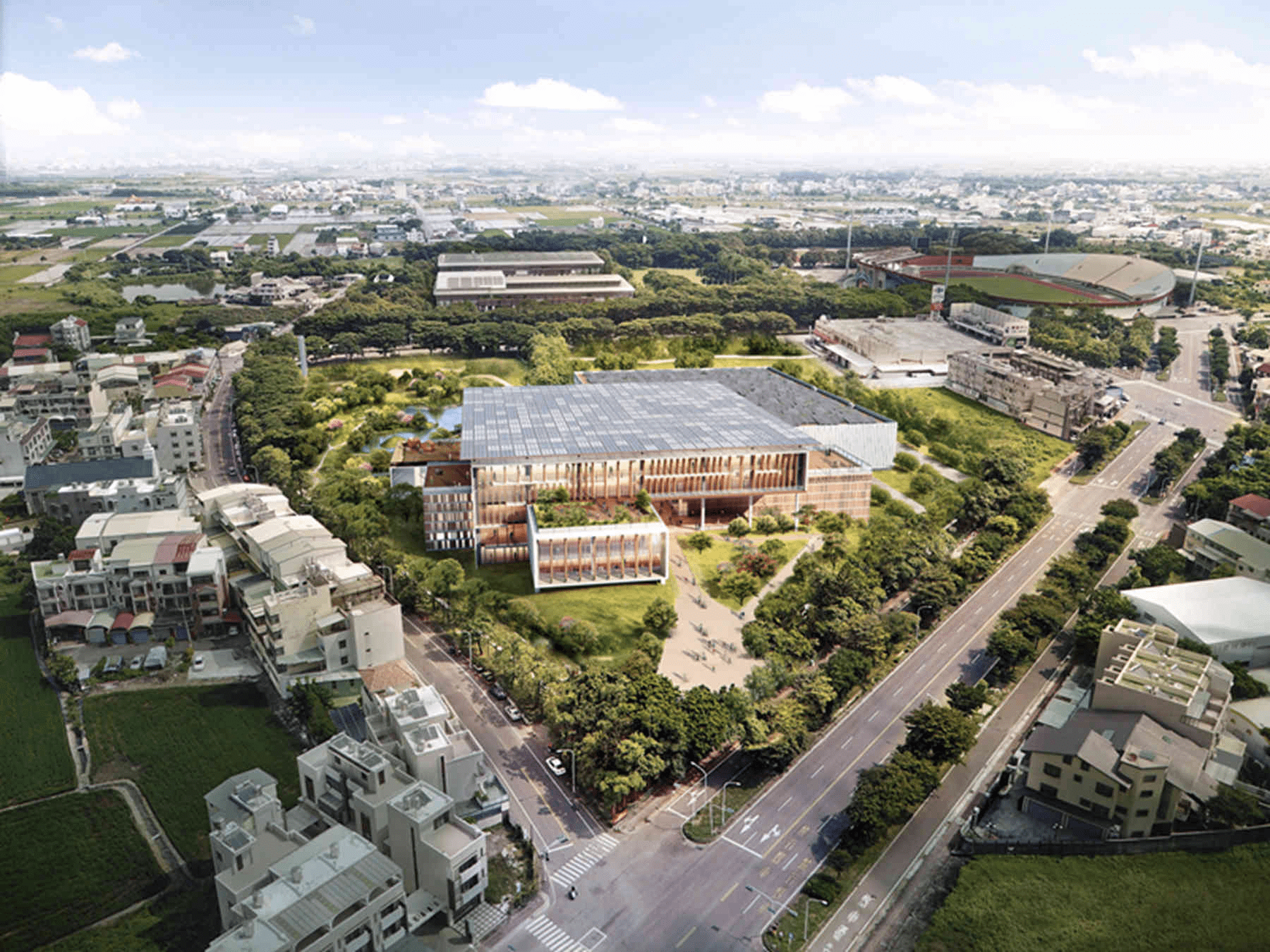 當光影穿過書頁與建築之間,國家圖書館南部分館寫下城市最溫柔的節奏