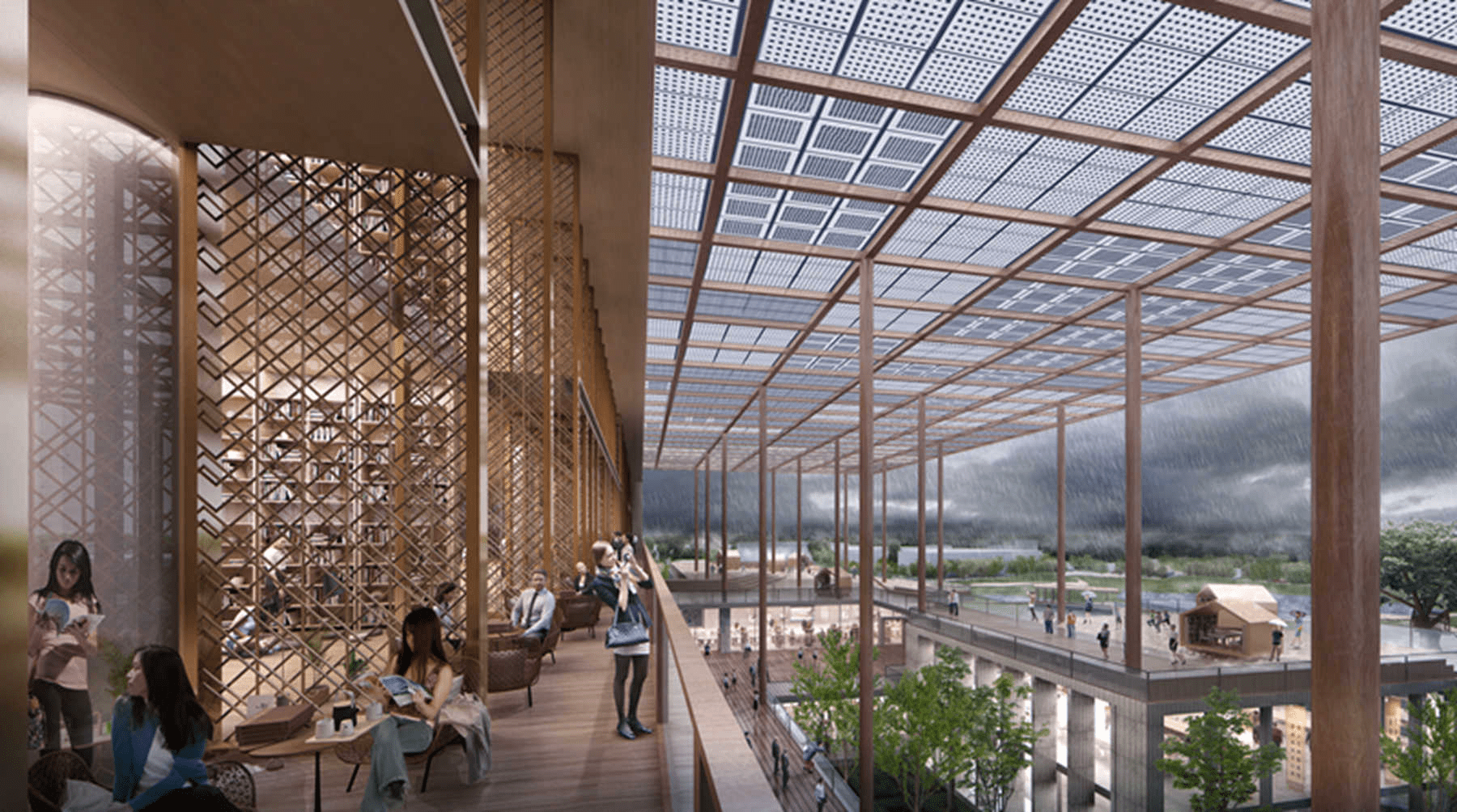 當光影穿過書頁與建築之間,國家圖書館南部分館寫下城市最溫柔的節奏