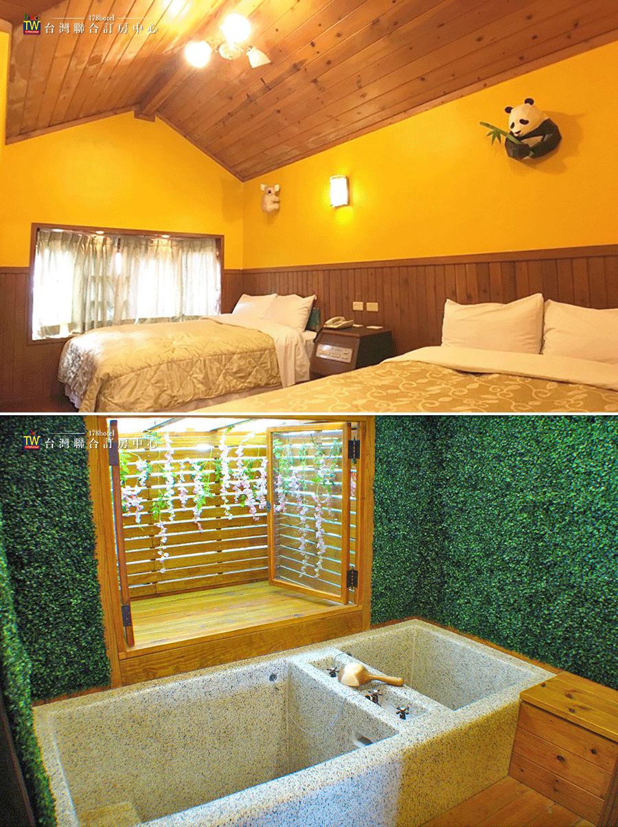 高雄六龜美崙山溫泉渡假山莊｜雙人房＄2680元 起 含早餐，碳酸泉美人湯，獨立湯池享SPA水療