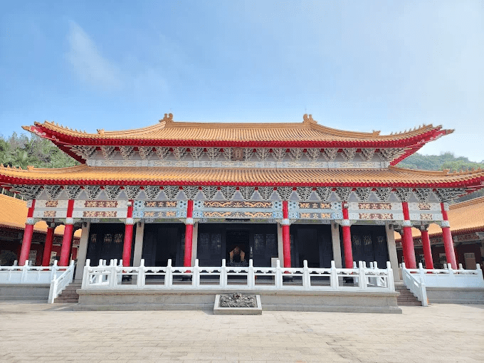 桃園市孔廟建築典雅，是城市中少見的安靜角落