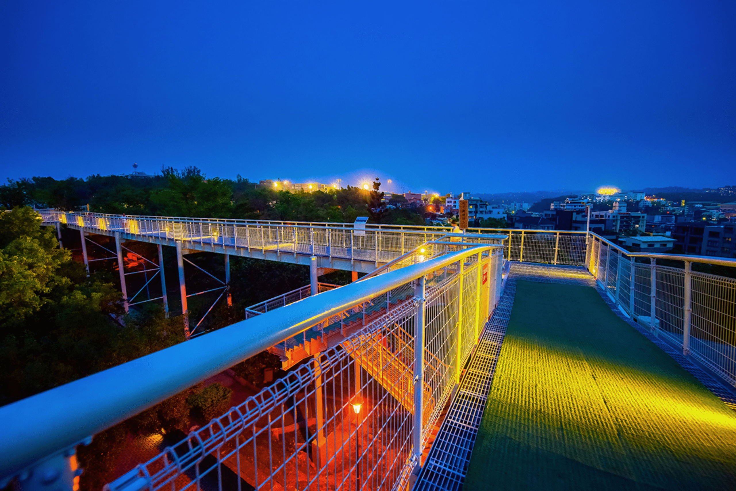 當午後陽光灑落林間高架之上,八卦山天空步道替彰化展開一頁空中風景