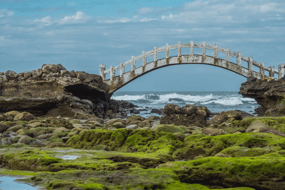 從洞內向外看的視角