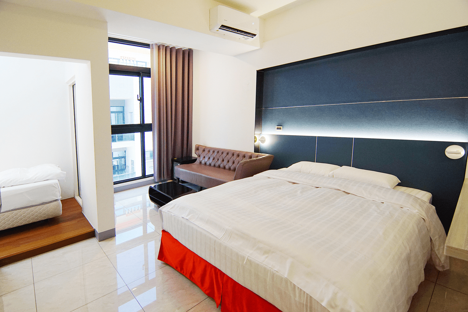 111古坑行旅舒適的房間內部