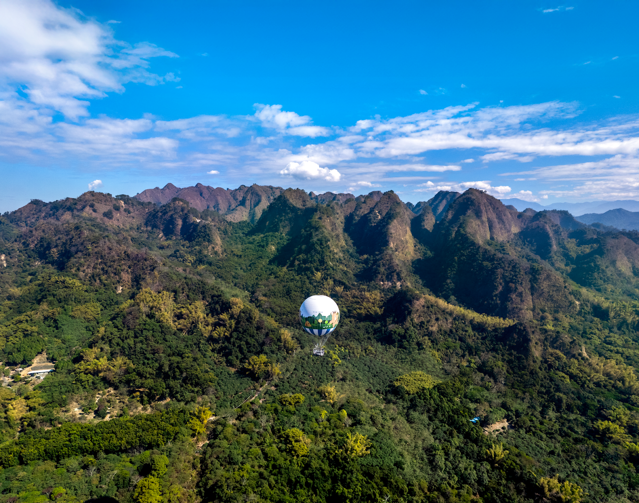 九九峰氦氣球樂園這樣玩！升空看南投山景，草屯最有話題的新地標真的很不一樣