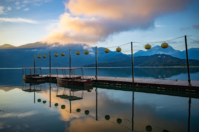 從水社出發走進日月潭涵碧步道深處在蔣公碼頭遇見最安靜的一段湖景