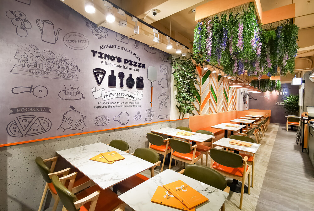 堤諾義大利比薩台北莊敬店內用空間