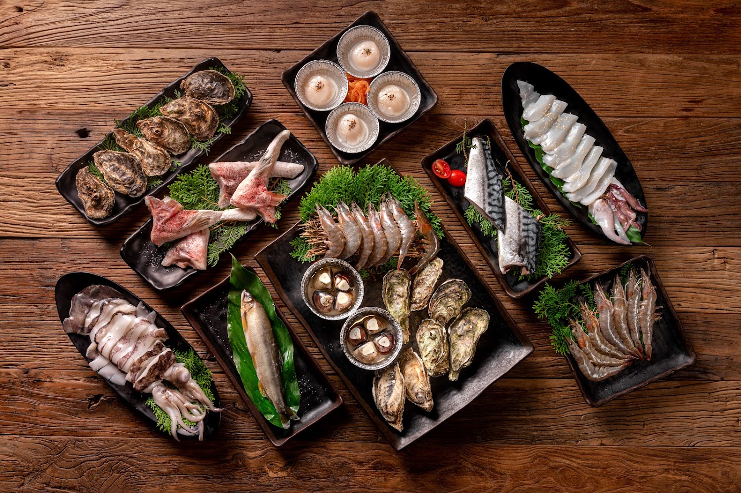 六木無煙燒肉海鮮海鮮拼盤