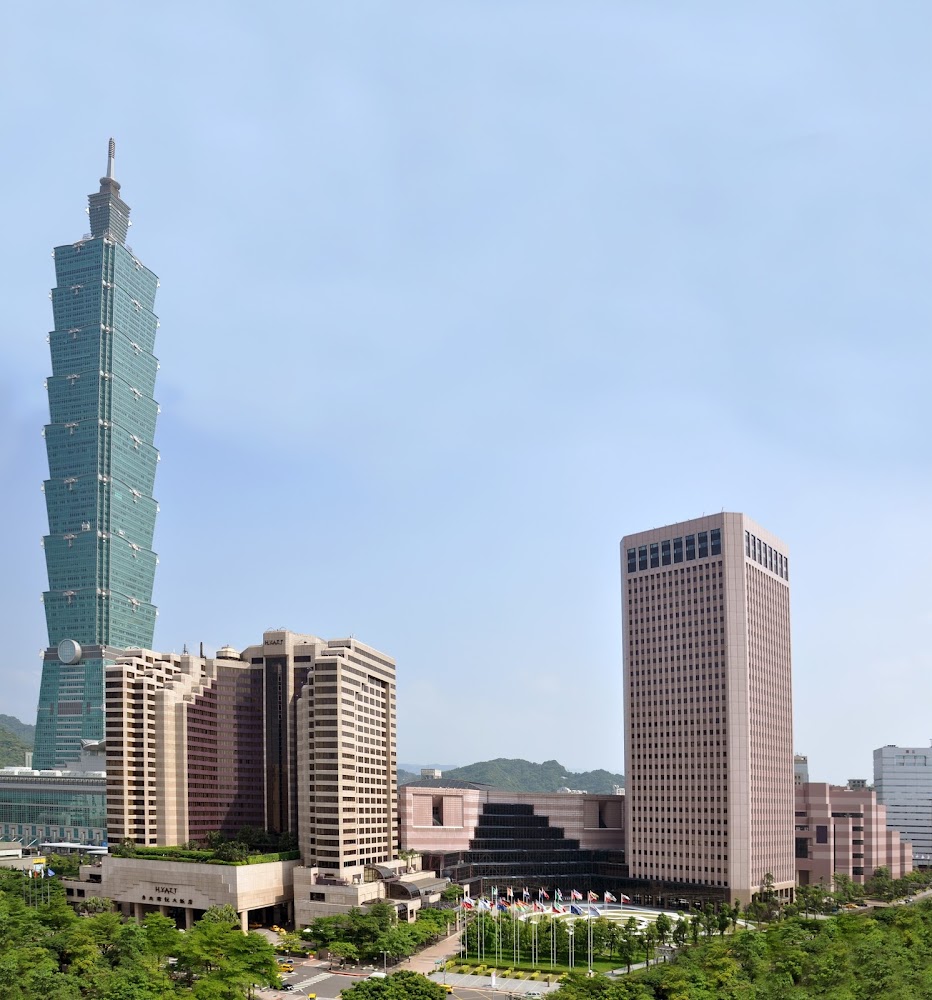 台北101與世貿一館周邊城市景觀