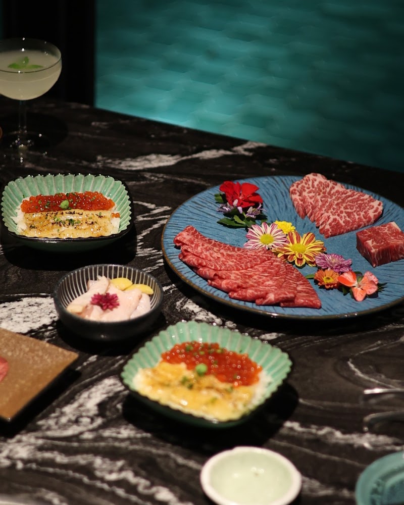 上高地精品燒肉精緻日式料理擺盤
