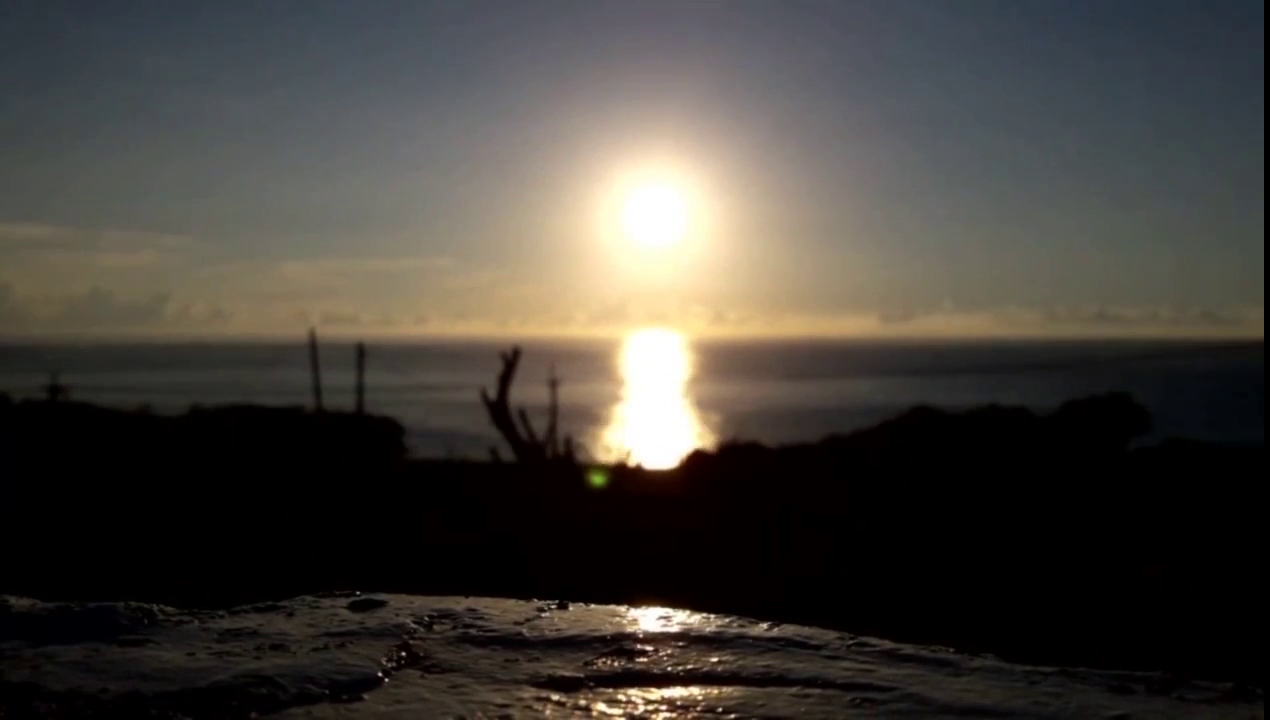 海稻村民宿夕陽海景