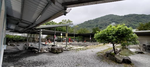 千坪露營區溫泉池環境示意
