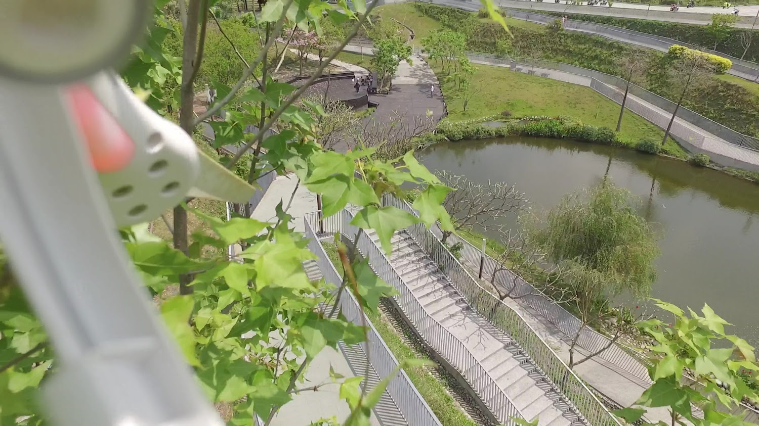 秋紅谷綠意步道