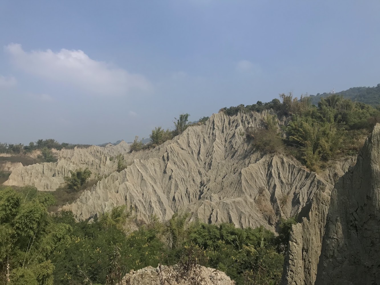 燕巢風景區特殊惡地地形
