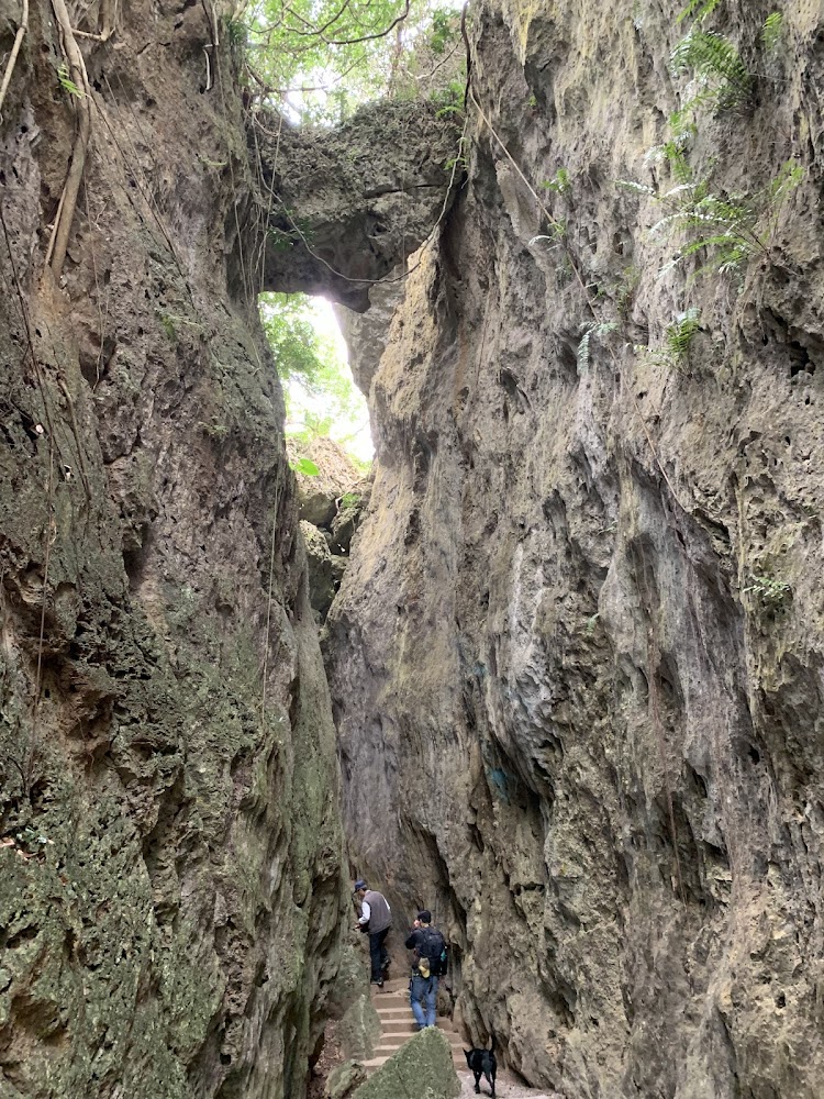 峭壁間狹窄步道