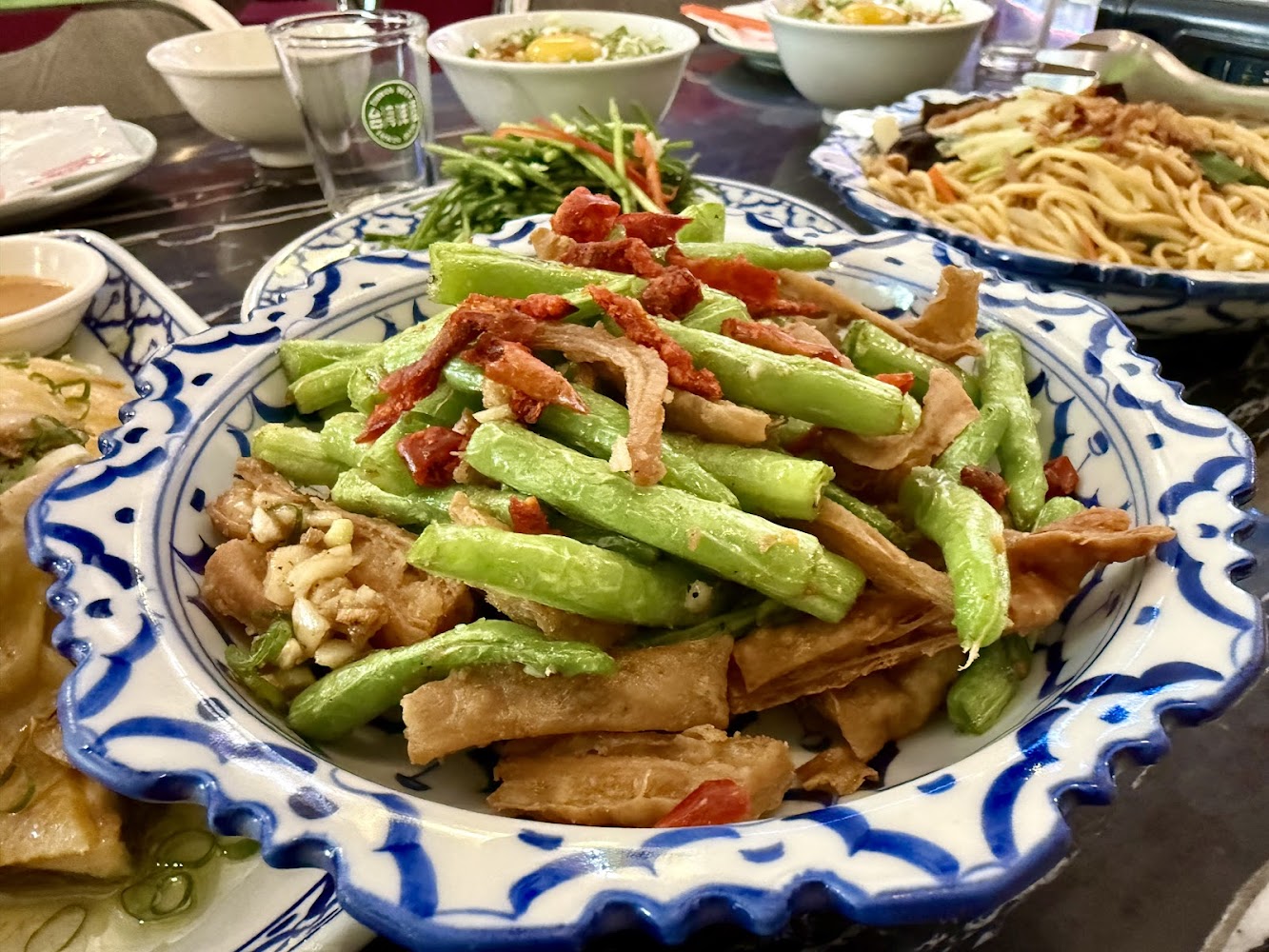 四季豆豆干熱炒料理