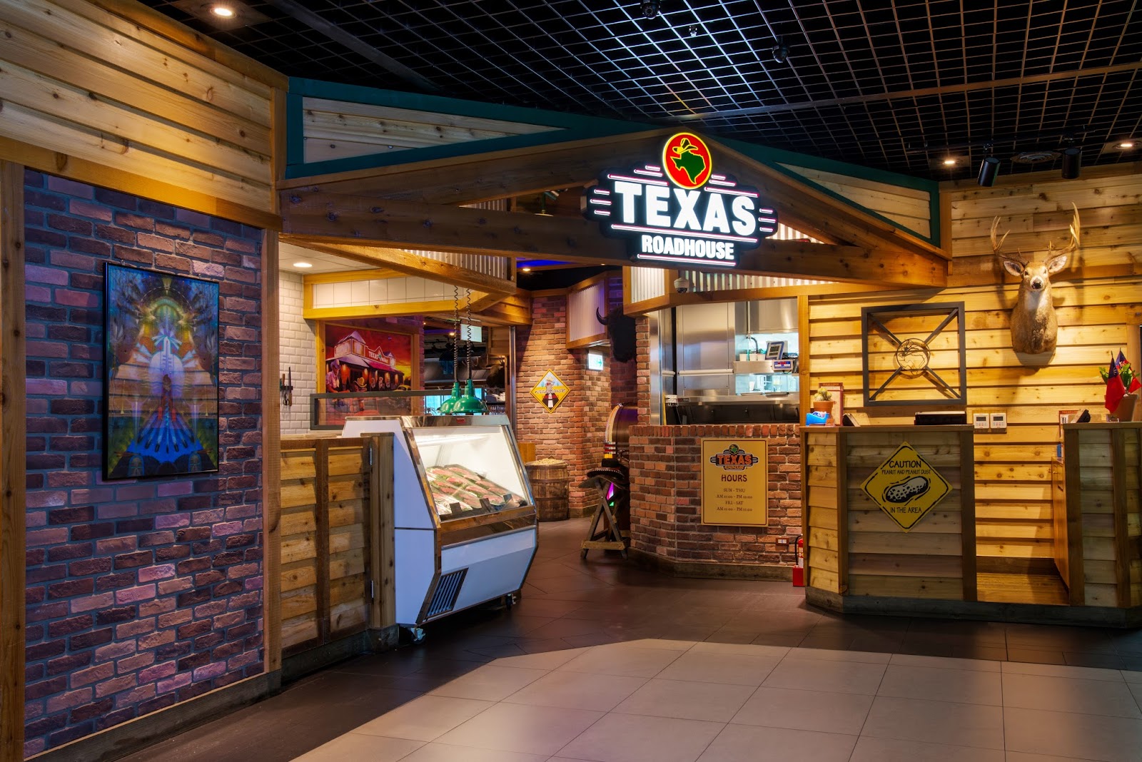 德州鮮切牛排松高店Texas Roadhouse風格外觀