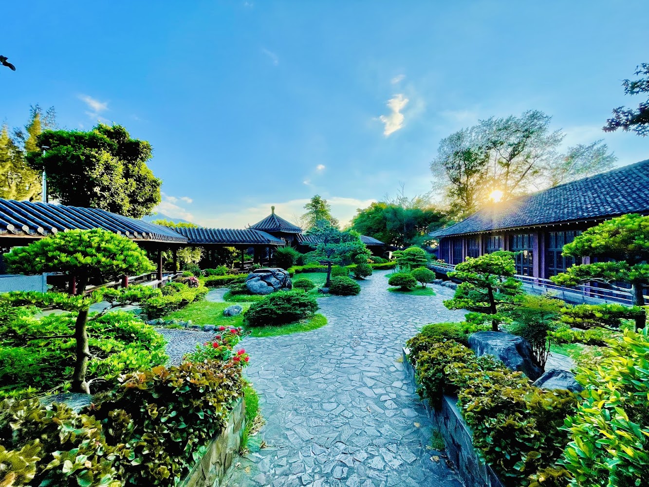 淡江大學校園日式庭園景觀