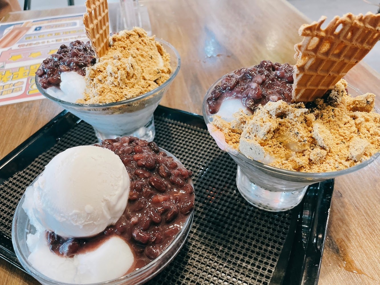 枝仔冰城旗美店三碗刨冰甜點