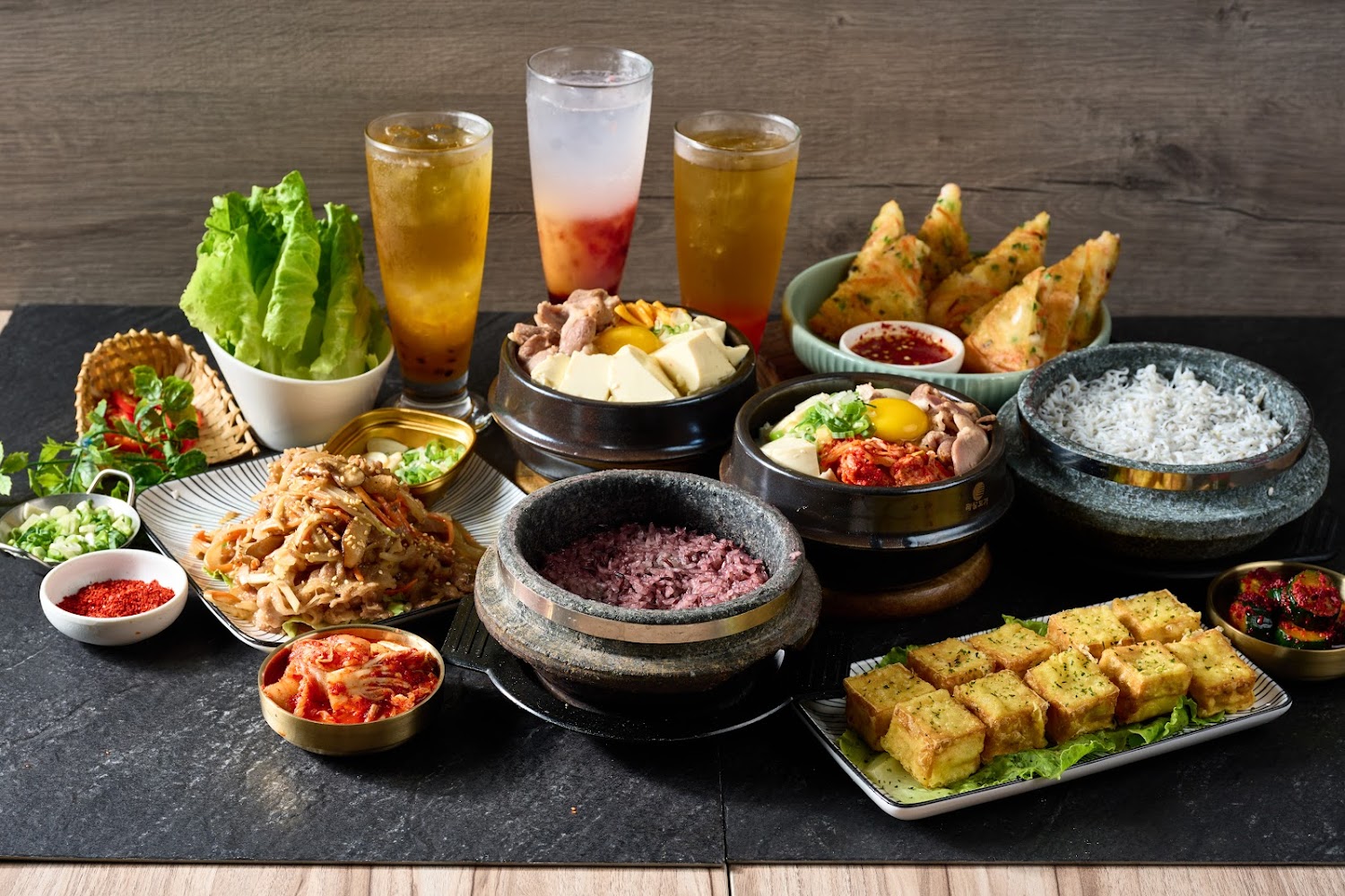 金亨殿韓國料理淡大店整桌韓式料理