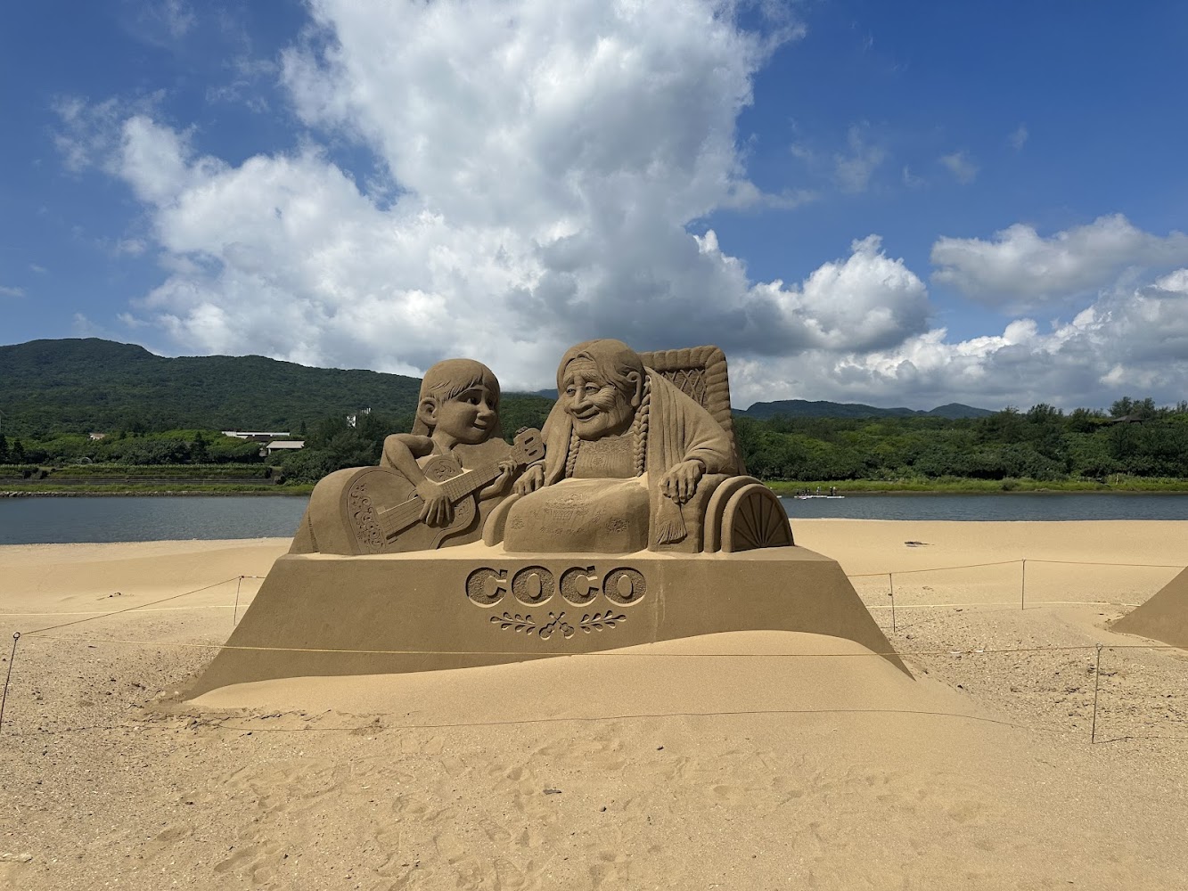 福隆海水浴場COCO主題沙雕