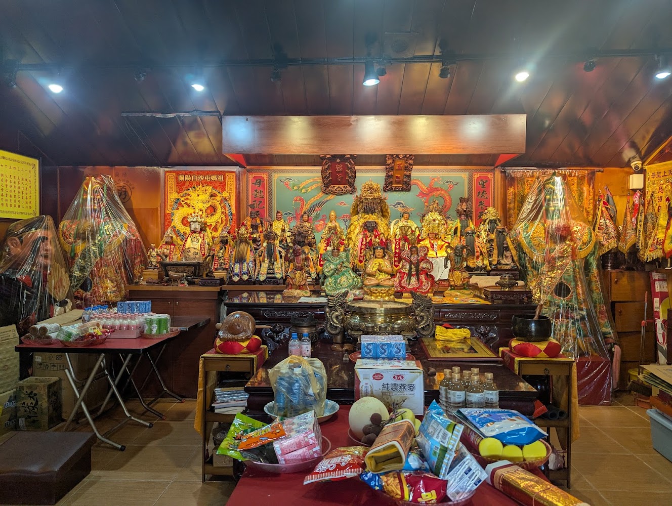 蘭陽白沙屯媽祖宗教文化協會神壇全景