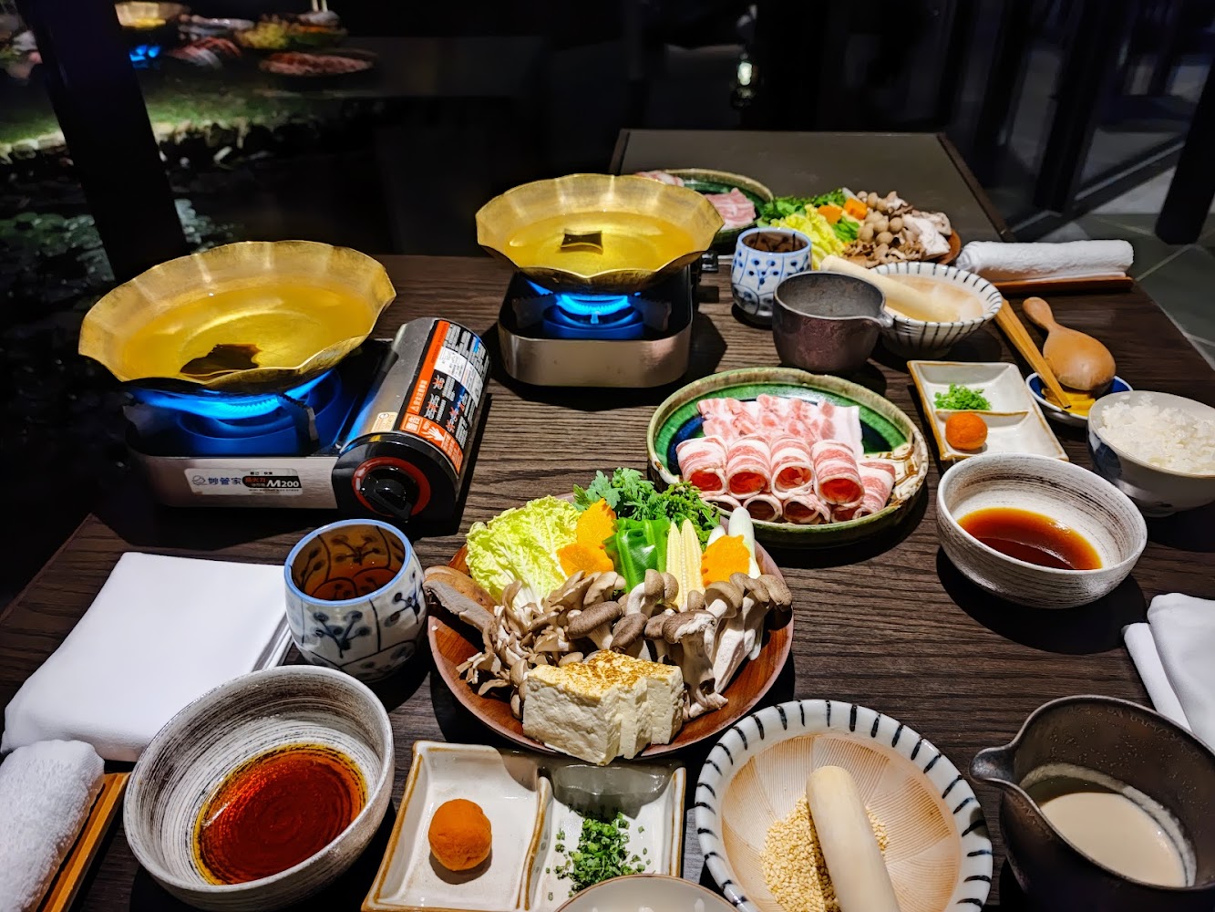 虹夕諾雅谷關精緻火鍋料理