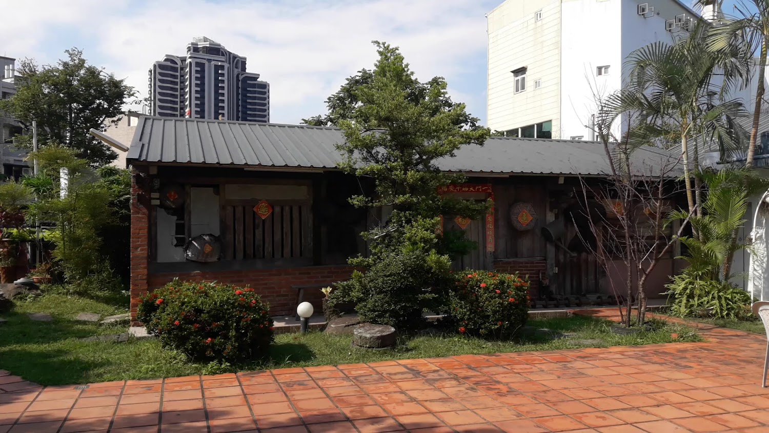 宜蘭羅東三合院古厝料理外觀與庭院