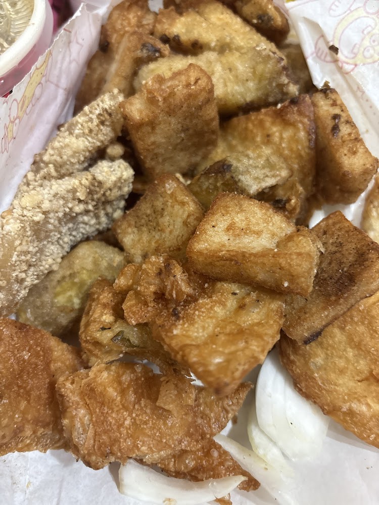正好吃松鹽酥雞台中水湳大鵬店炸物特寫