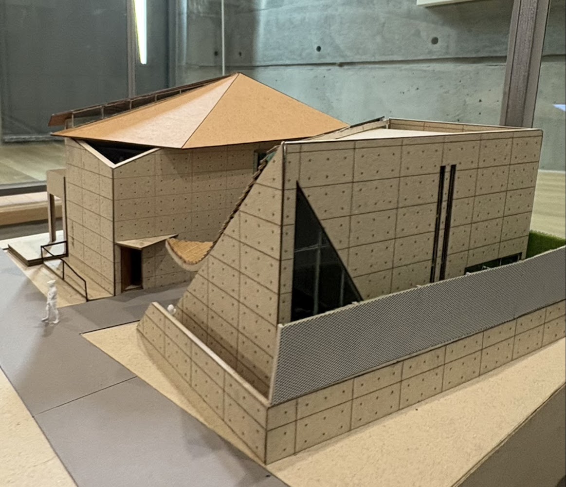 現代感幾何建築模型