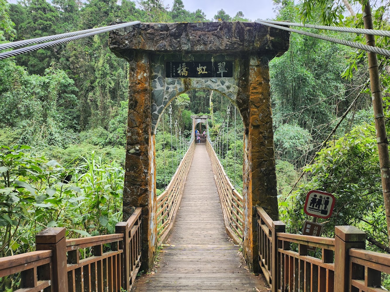 溪頭自然教育園區森林吊橋