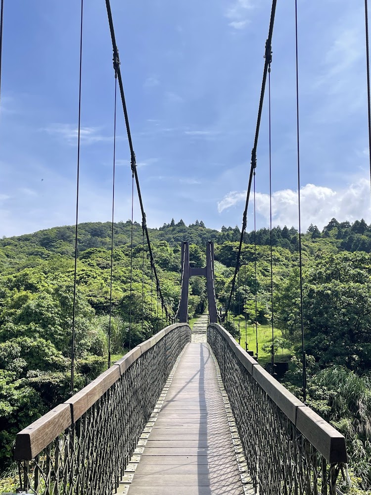 菁山吊橋與山林景致