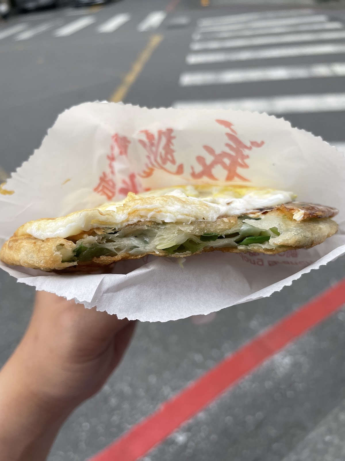 義豐蔥油派食物特寫